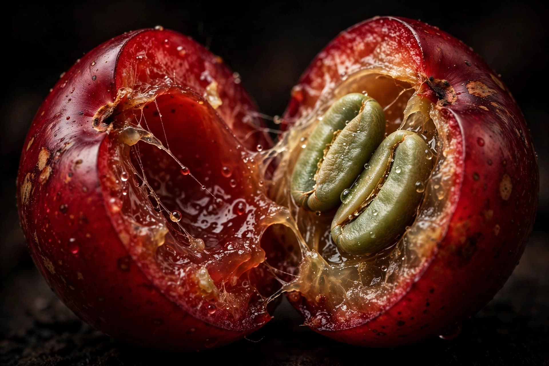From cherry to green bean